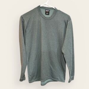Patagonia Men’s Capilene Long Sleeve Base Layer Top Size Small Green/Gray